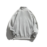 Black Varsity Jacket Autumn Stand Collar Jacket Men's Stitching Contrast Color Retro Labeling Handsome Jacket