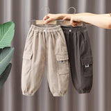 Toddler Boys Pants Boys Cargo Pants Spring and Autumn Leisure