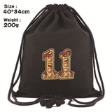 Stranger Things Hellfire Club Handbag Travel Backpack Outdoor Large Capacity Portable Drawstring Backpack Drawstring Bag