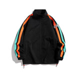 Orange Varsity Jacket Couple Autumn Clothing Casual Baseball Uniform Teen Jacket Men's Jacket
