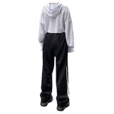 Julia Fox Low Rise Trousers Women's Clothing Loose Multicolor Casual
