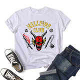 Stranger Things Hellfire Club T Shirt Short Sleeve Top Women'S T-Shirt