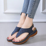 Women Open Toe Sandals Flats Spring/Summer Roman Buckle Large Size Shoes