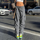 Julia Fox Low Rise Trousers Fashion Elastic Low Waist Sports Trousers