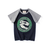 Children T Shrits Summer Boys' Short-Sleeved T-shirt Printed T-shirt Short-Sleeved