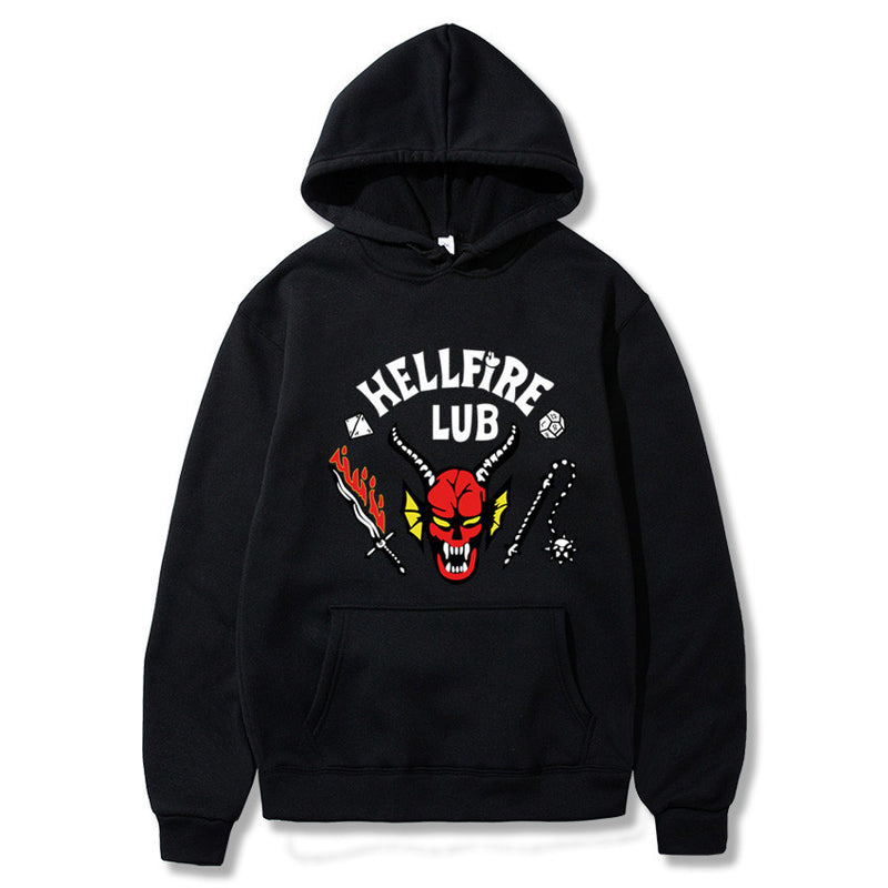 Stranger Things Hellfire Club Hoodie Stranger Things Season 4 Hooded Sweater