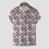 Men Beach T Shirts Men's Short Sleeve Shirt
