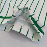 Baggy Baseball Jersey Summer Baseball Uniform Fashion Button Striped Baseball