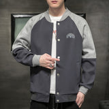 Varsity Bomber Jacket Baseball Jacket Men's Spring and Autumn Youth Student Pilot Jacket Men