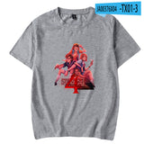 Hellfire Club Shirt Stranger Things Loose round Neck Short Sleeve T-shirt