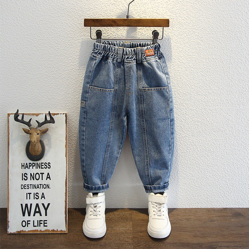 Toddler Boys Pants Baby Boys' Jeans Spring and Autumn