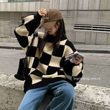 Preppy Aesthetic Sweater Sweater Women's Autumn Winter Retro Knitwear
