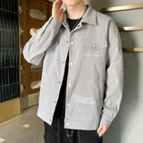 Corduroy Varsity Jacket Overalls Men's Autumn Baseball Uniform Spring and Autumn Sports Corduroy Autumn Wear Jacket
