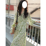 Aesthetic Dress Vintage Floral Dress