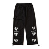 Man Fall Outfits Cargo Pants Printed Wide Leg Sports Trousers Men and Women Loose Cargo Casual Pants