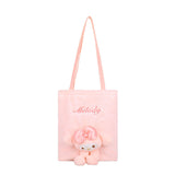 My Melody Bag Melody Plush Cartoon Shoulder Bag Women's Large Capacity Pu Handbag Kulomi