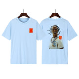 Cactus Jack McDonalds Shirt Rap Print Loose Short Sleeve