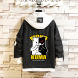 Comic Denim Jacket Men's and Women's Casual Loose Fashion Denim Jacket Autumn Clothing