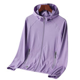 Sun Resistant Clothes UPF50 Summer Breathable Ice Silk Hooded Jacket
