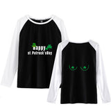 Saint Patrick's Day Closing Loose Long Sleeve T-shirt