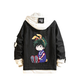 Comic Denim Jacket Men's and Women's Fashion Denim Jacket Top