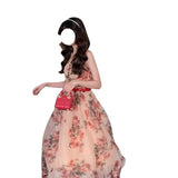 Aesthetic Dress Floral Strap Dress for Women