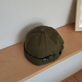 Beanies Labeling Chinese Landlord Hat Female Hip Hop Skullcap Male