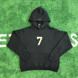 Fog Fear of God Essentials Hoodie 7 Flocked Printed Fleece Sweater Couple Loose-Fitting Hoodie