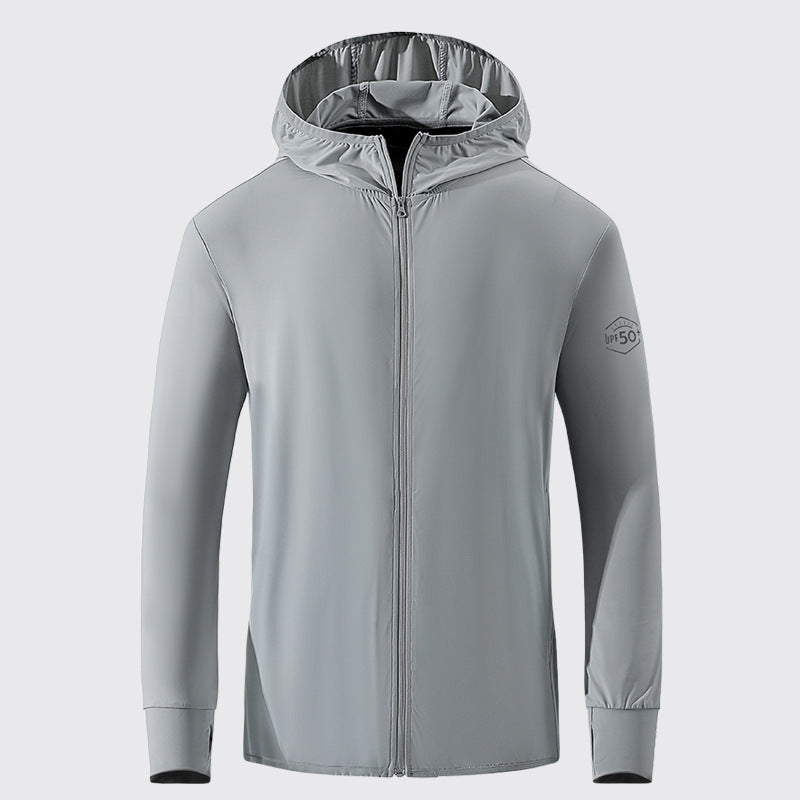 Sun Resistant Clothes Breathable Elastic Ice Feeling Outdoor Skin Clothing Men