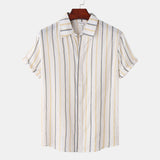 Men Beach T Shirts Summer Casual Beach Holiday Floral Print