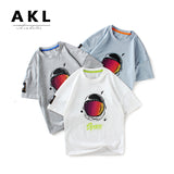 Children T Shrits Summer Boys Short Cartoon Print