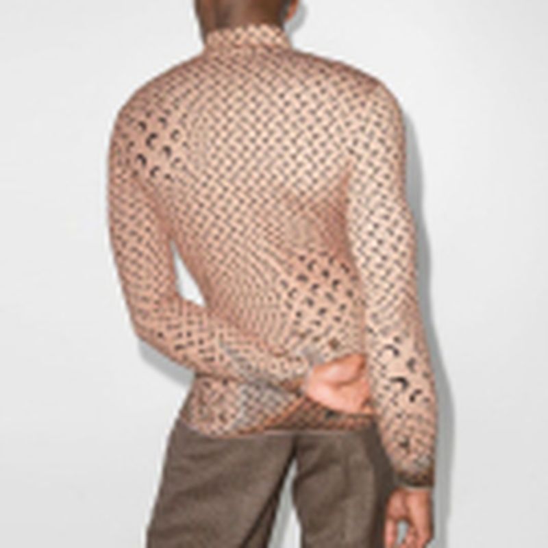 Men Rave T Shirt Spring Bottoming Shirt Men's Long-Sleeved T-shirt Fashion Sexy Top