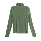 The Rock Turtleneck Bottoming Shirt Women's Autumn Long-Sleeved T-shirt