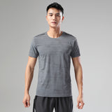 Sweat Wicking Shirt Men's Sports Short Sleeve Loose Casual