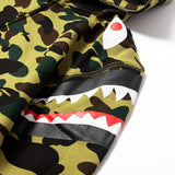 Bape Military Hoodie Autumn Men Camouflage Hoodie Coat