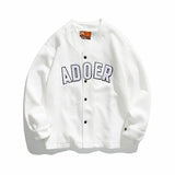 Varsity Jacket Vintage Autumn Men's Jacket Campus Basic Style Youth BF Embroidered Patch Casual Jacket