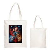Stranger Things Hellfire Club Handbag Stranger Things 4 Canvas Bag Student Book Bag Shopping Bag Large Capacity Crossbody
