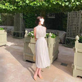 Marilyn Monroe Dress White Halter Dress Women's Long Dress