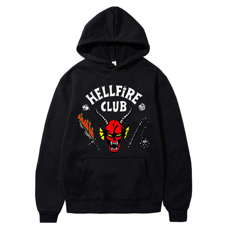Stranger Things Hellfire Club Hoodie Stranger Things Season 43d Printed Hoodie