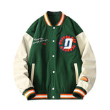 Alaska Varsity Jacket Baseball Uniform Spring Boys Loose