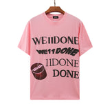 We11 Done T Shirts Classic Letter Print Loose Large Size Men and Women Same Style