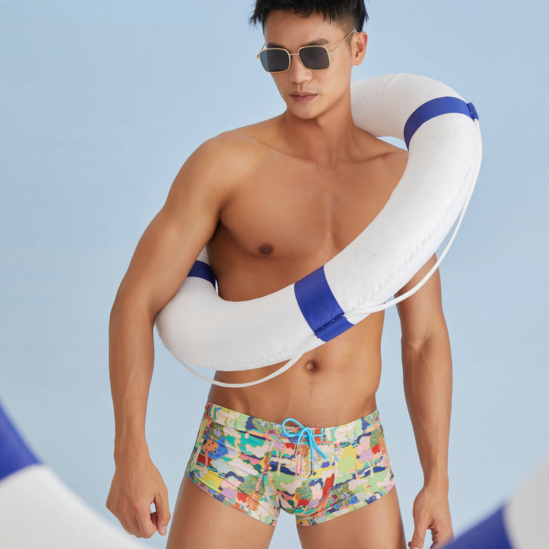 Men Swim Trunks Summer Men's Swimming Trunks