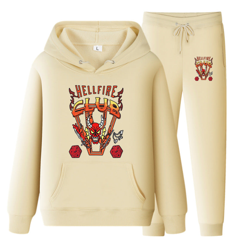 Stranger Things Hellfire Club Hoodie Sweater Suit