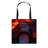 Stranger Things Hellfire Club Handbag Capacity Eco-friendly Shopping