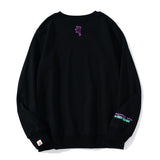 Shark Print Sweatshirts Spring Fashion Brand Round Neck Pullover Undershirt Sweater