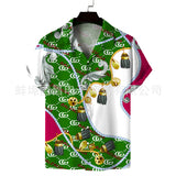 Men Beach T Shirts Spring Men's Short Sleeve Casual Shirt