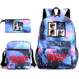 Stranger Things Hellfire Club Backpack Stranger Things Backpack Three-Piece Set