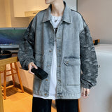 Jock Jacket Fall Jacket Men's Autumn and Winter Wild Men's Coat Casual Denim Coat Men's Clothing