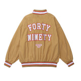 Baby Blue Varsity Jacket Long Sleeve Baggy Coat Men and Women Autumn Jacket