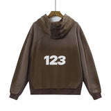 Rrr123 Hoodie Vintage Gradient Hooded Sweater